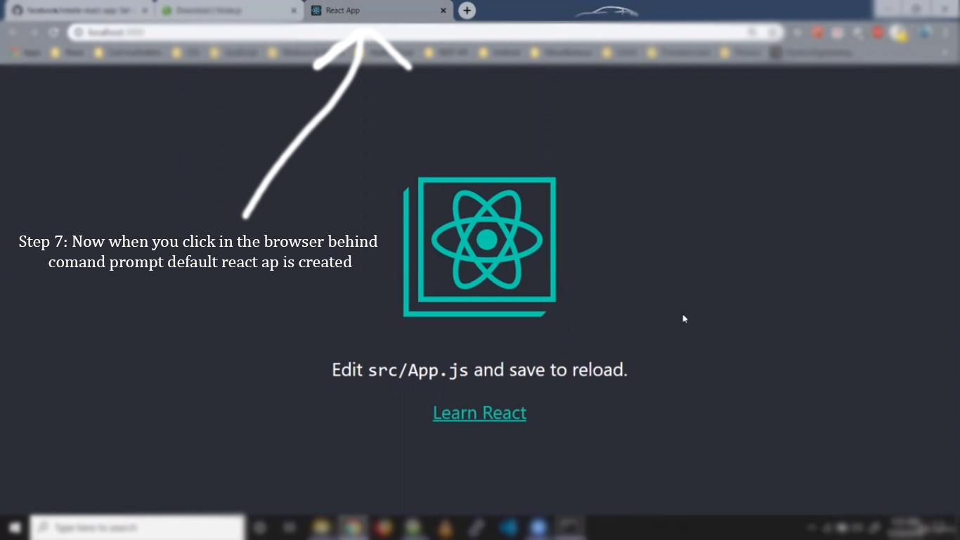 react app